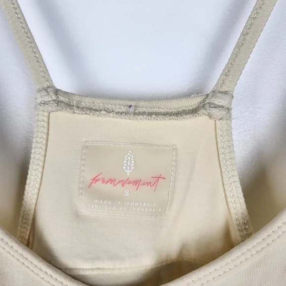 Free People Movement Hot Shot Onsie Light Yellow Size Small - Picture 3 of 5